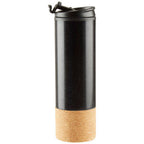 Black Double Wall Travel Mug
