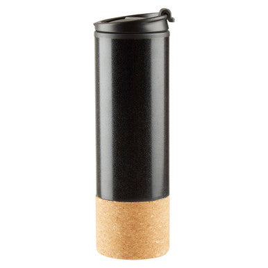 Black Double Wall Travel Mug