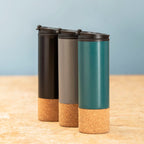 Dark Green Double Wall Travel Mug