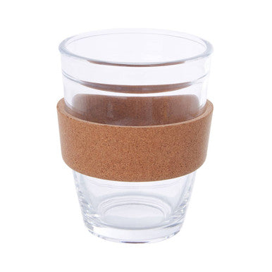 Glass Mug with Dark Green Silicone Lid