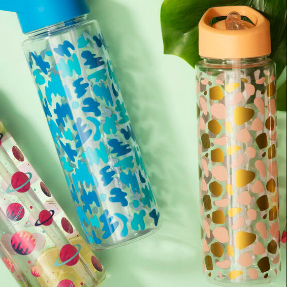 Kids Animal Print Water Bottle