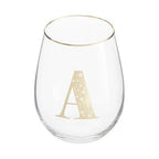 Letter a Curved Tumbler