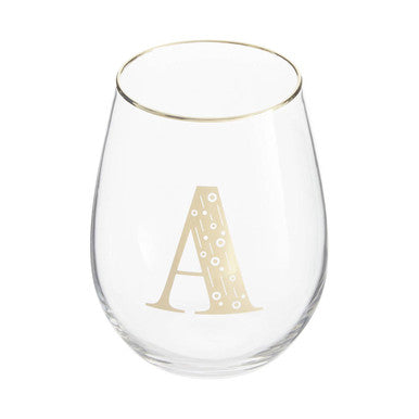 Letter a Curved Tumbler
