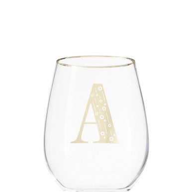 Letter a Curved Tumbler