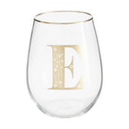 Letter E Curved Tumbler