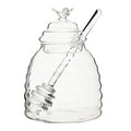 Glass Honey Jar with Dipper