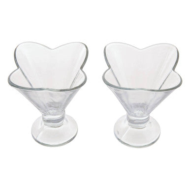 Set of Four Flora Sundae Dishes