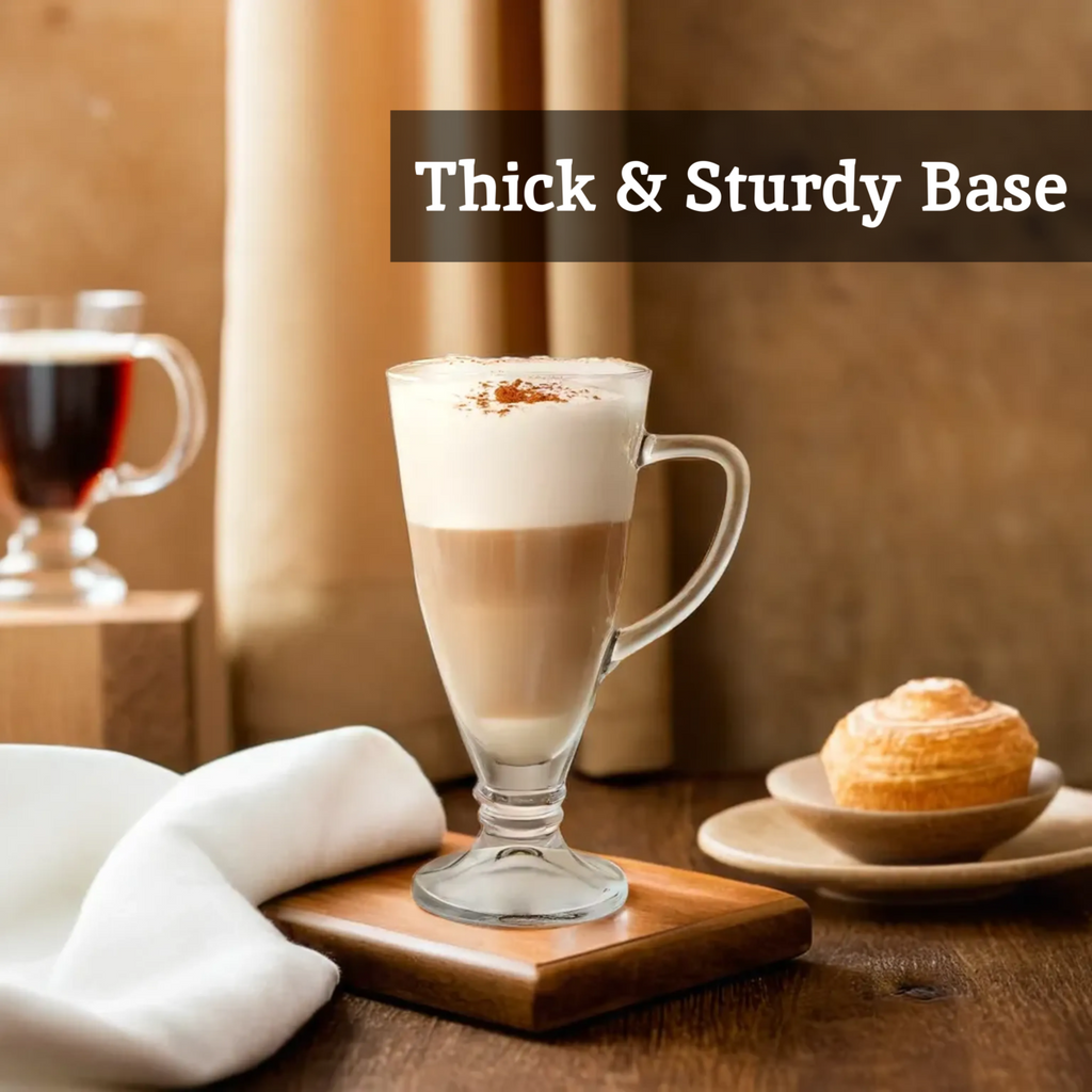 Set of Four Latte Glasses