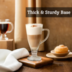 Set of Four Latte Glasses