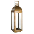 Large Brown Glass Paned Lantern