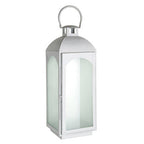 White Wash Large Lantern