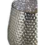 Silver Large Glass Candle Holder
