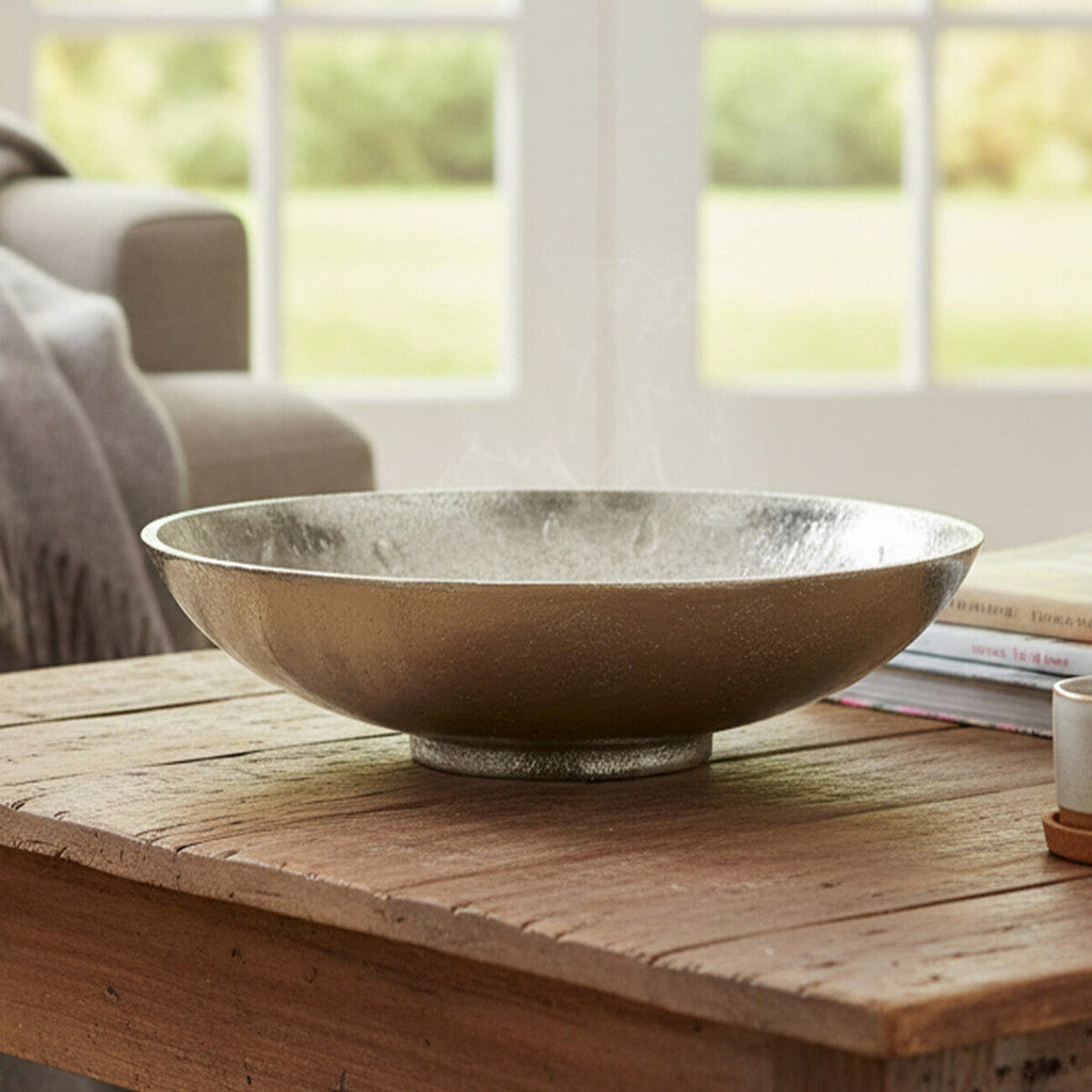 Medium Nickel Finish Bowl