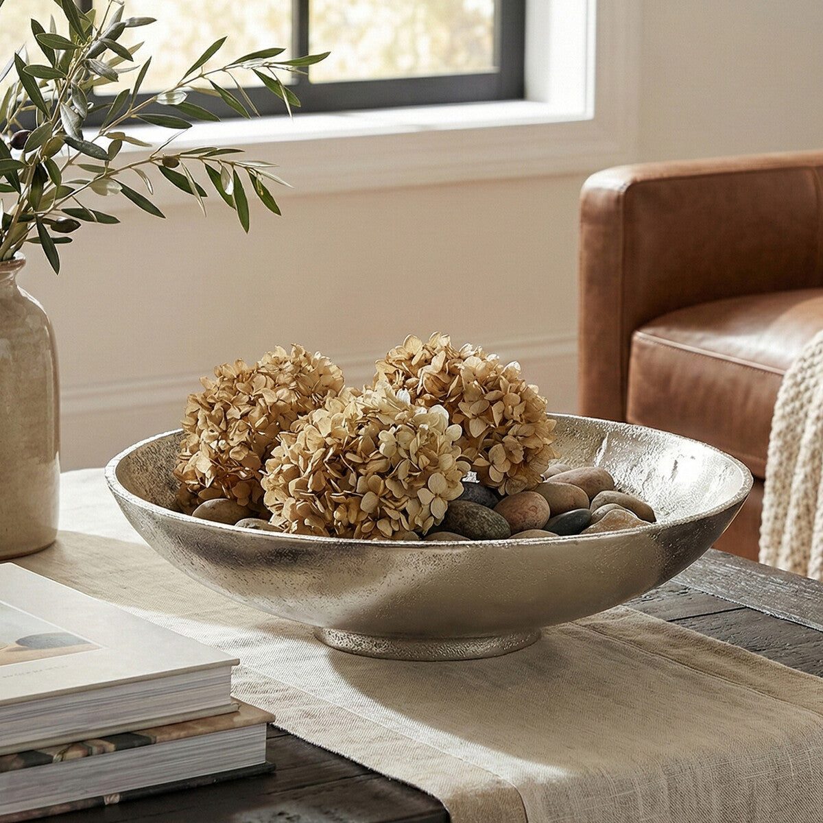 Medium Nickel Finish Bowl