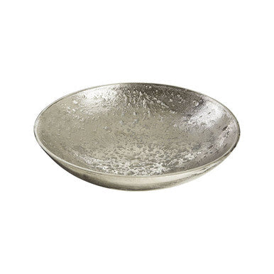 Large Nickel Finish Bowl
