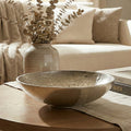 Large Nickel Finish Bowl