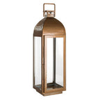 Large Lantern with Copper Finish