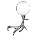 Silver Aluminium Magnifying Glass with Antler Handle
