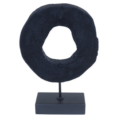 Small Rustic Mango Wood Sculpture on Stand