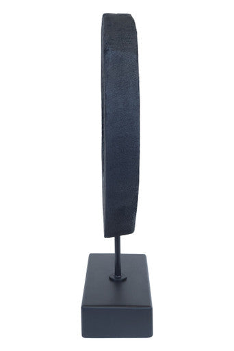 Small Rustic Mango Wood Sculpture on Stand