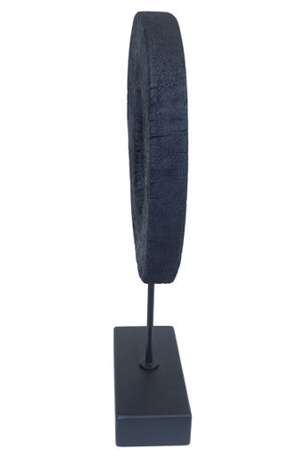 Large Rustic Mango Wood Sculpture on Stand