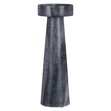 Large Grey Marble Candle Holder