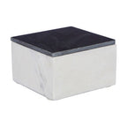White and Grey Marble Small Trinket Box