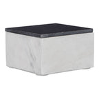 White and Grey Marble Small Trinket Box