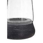 Complements Grey Marble and Glass Candle Holder