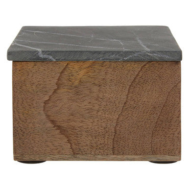 Grey Textured Small Trinket Box