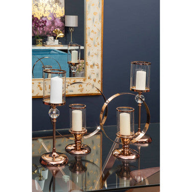 Small Metal Candle Holder