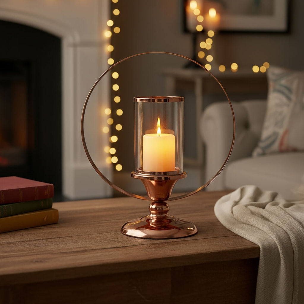 Small Metal Candle Holder