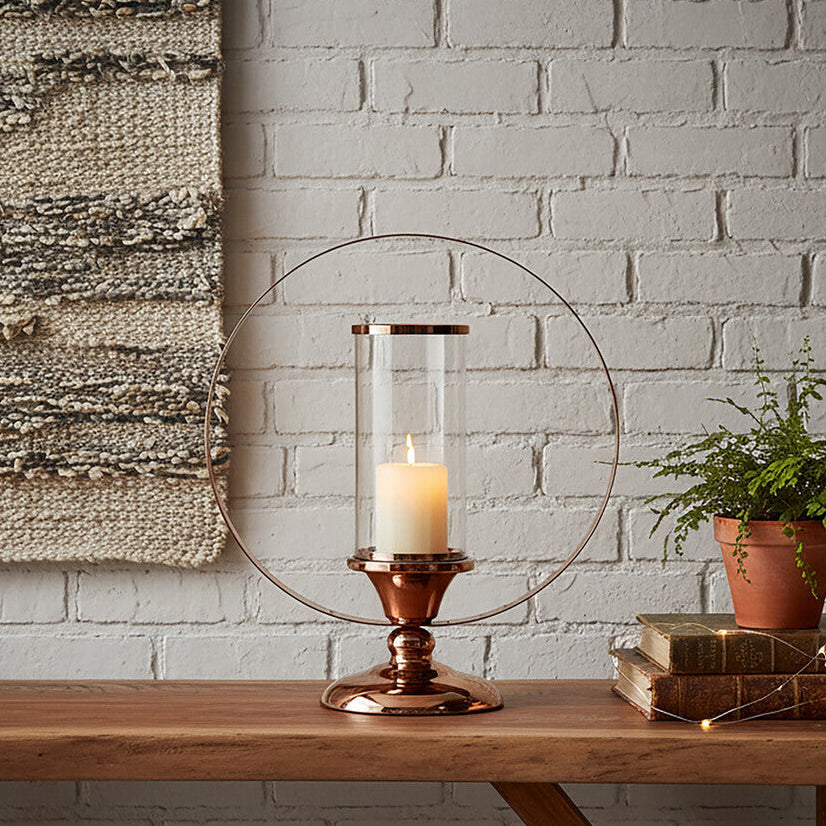 Large Metal Candle Holder