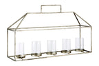 Candle Holder with Silver Finish