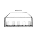 Candle Holder with Silver Finish