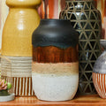Multi Tonal Earthenware Vase