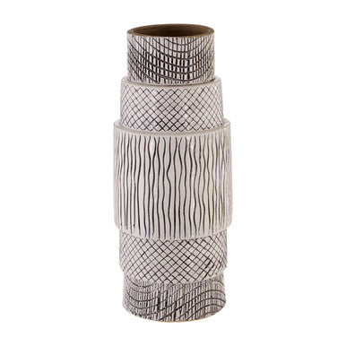 Bold Tower Earthenware Vase