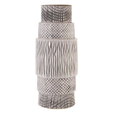 Bold Tower Earthenware Vase