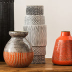 Bold Tower Earthenware Vase