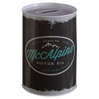 Large Black Vintage Hot Rod Money Tin