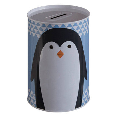 Large Penguin Character Money Tin