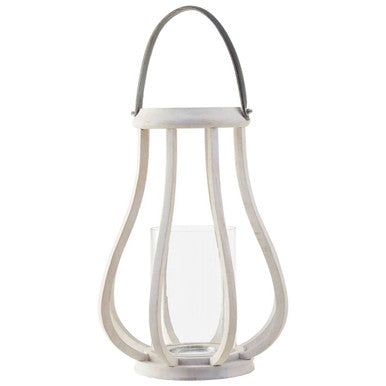 Curved Wood Lantern