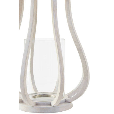 Curved Wood Lantern
