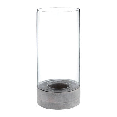 Hurricane Hammered Small Candle Holder