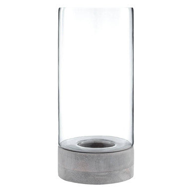 Hurricane Hammered Small Candle Holder