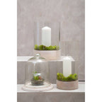 Hurricane Hammered Small Candle Holder