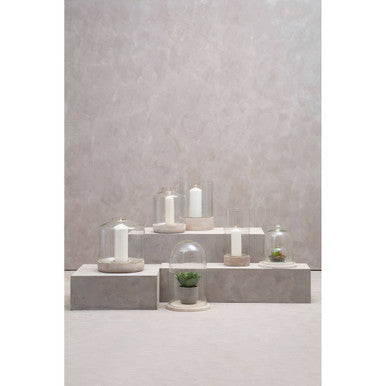 Hurricane Hammered Small Candle Holder