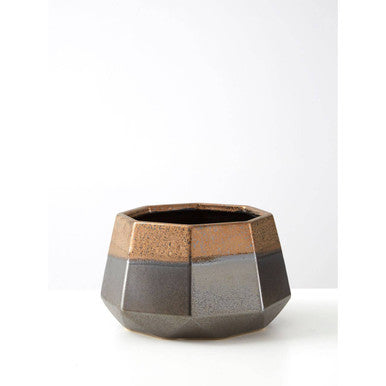 Large Metallic Planter