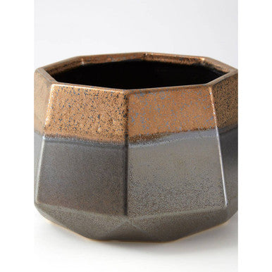 Large Metallic Planter