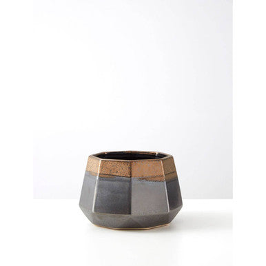 Small Metallic Planter